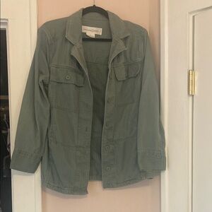 NORDSTROM TREASURE & BOND GREEN LIGHT WEIGHT JACKET